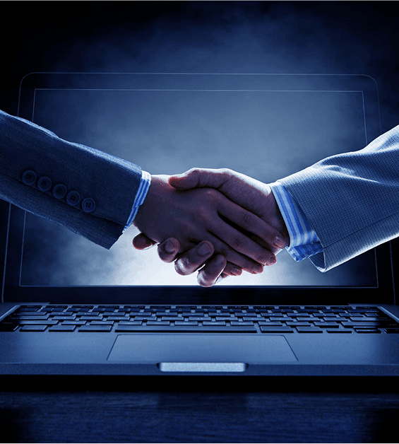 businessmen-use-laptop-with-virtual-icon-handshake-human-resources-business-joint-venture-concept-data-exchange-customer-connection-teamwork-successful-business