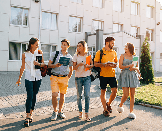 free-time-students-bachelor-s-campus-life-rhythm-five-friendly-students-are-walking
