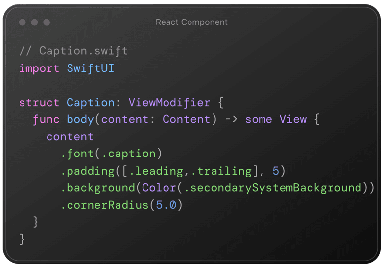 SwiftUI, ViewModifier, .padding()